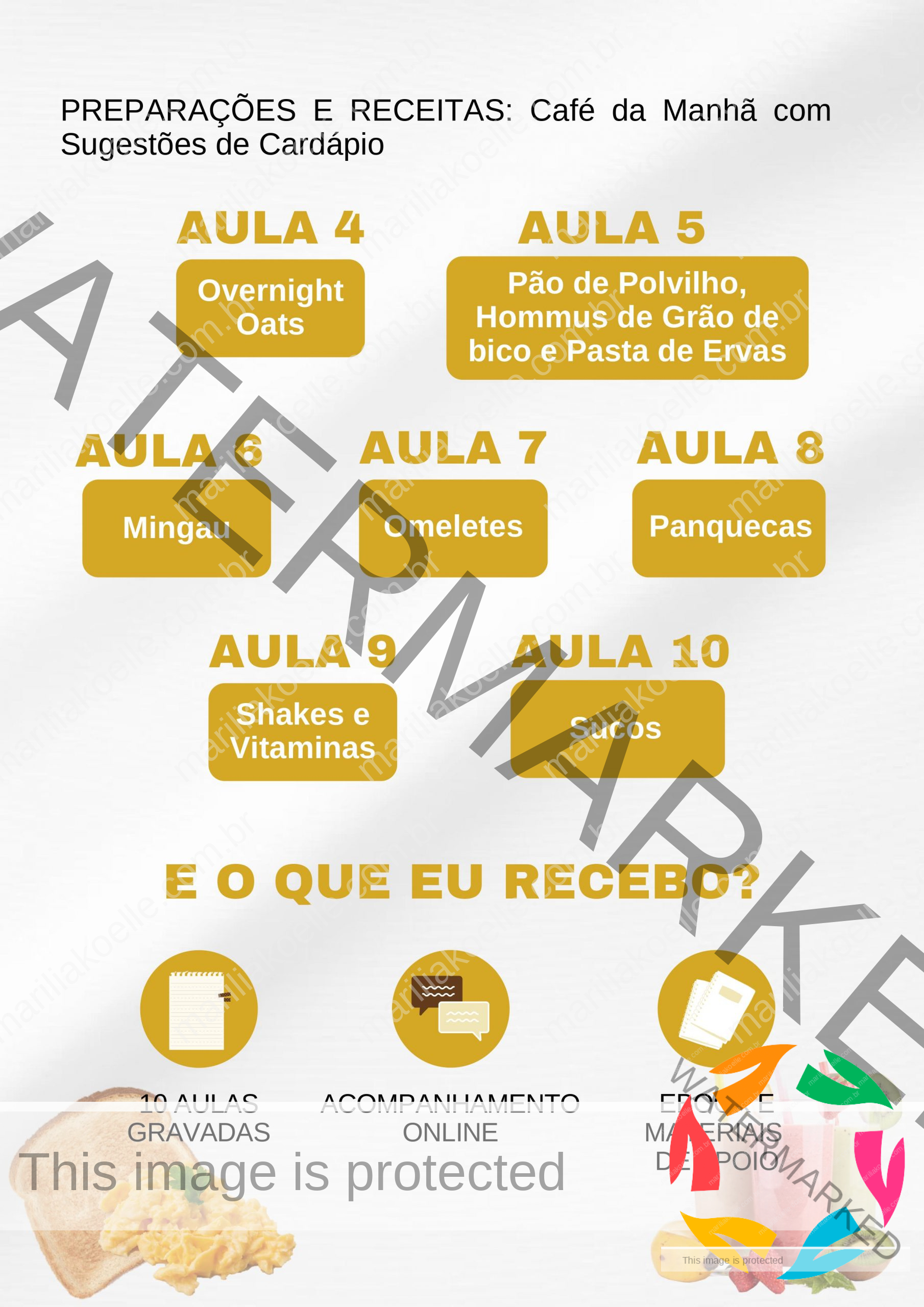 Curso Café da Manhã com<br>Dra. Marília Koelle
